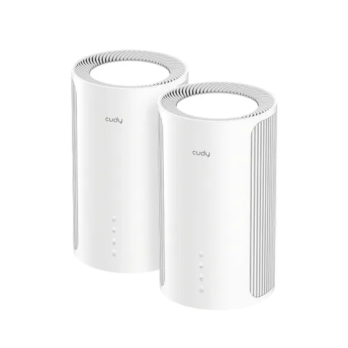 Cudy M11000 BE11000 Tri Band Wi-Fi 7 Mesh Router (2 Pack)